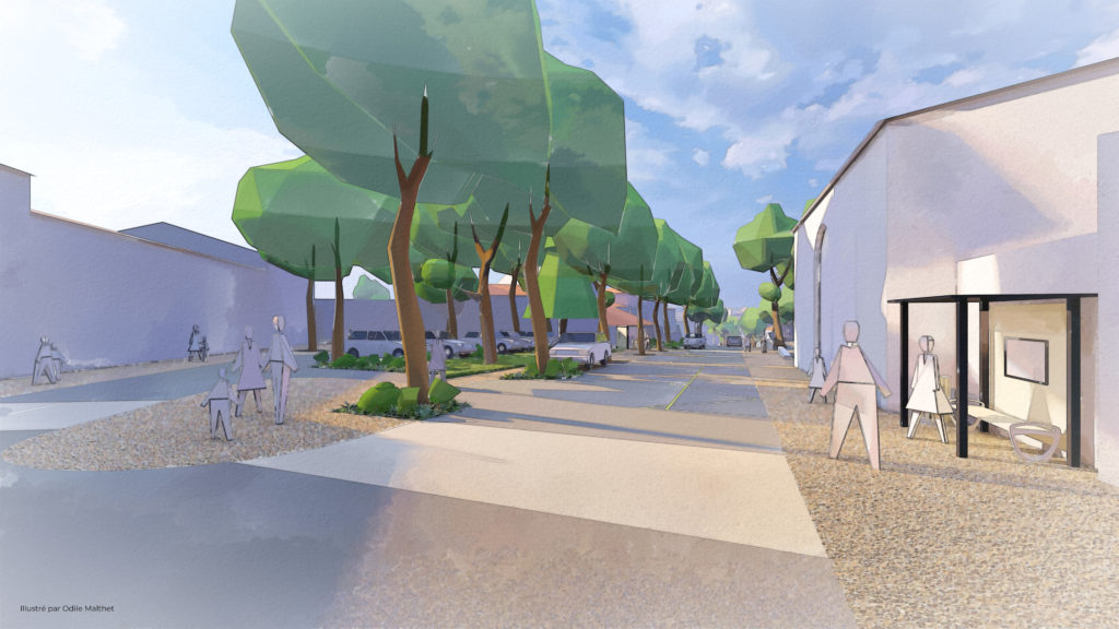 Modélisation 3D du cœur d'un village